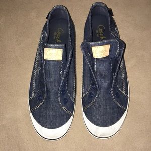 Used Jeans material Coach shoes
